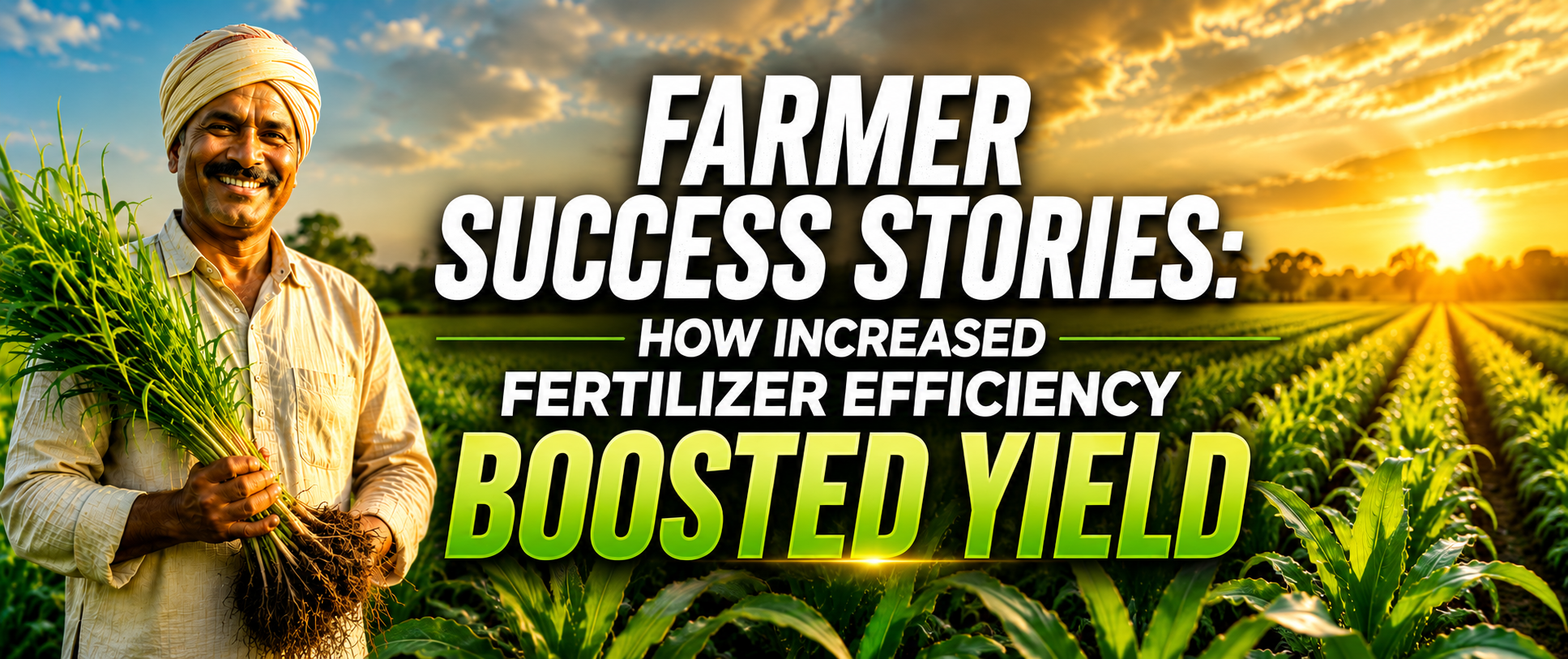 Farmer Success Stories: How Increased Fertilizer Efficiency Boosted Yield